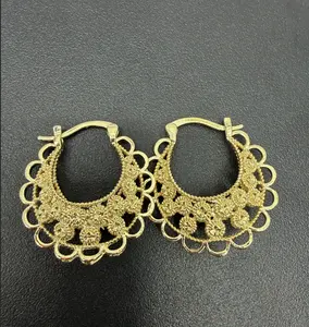 Detailed Hoop Earrings