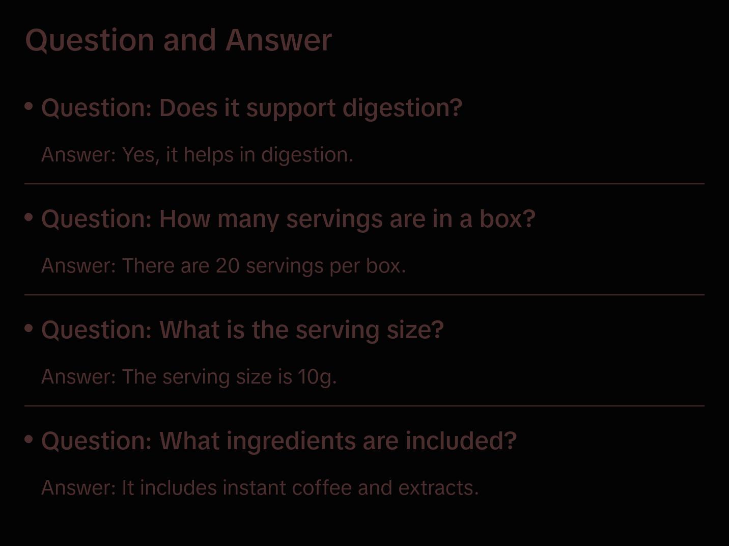 Simessia Balance Coffee - Botanical Instant Coffee Blend with Digestive Support - 10g Stick - 20 Servings Beverage