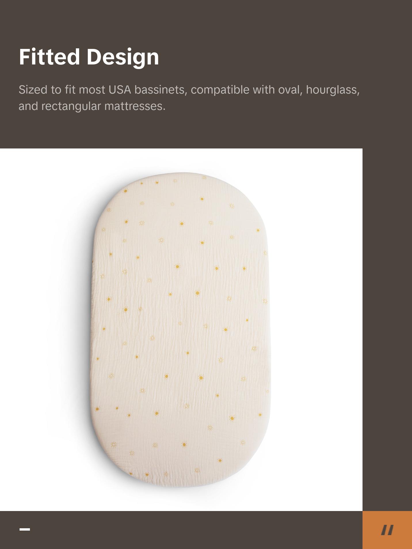 Extra Soft Bassinet Muslin Crib Sheet