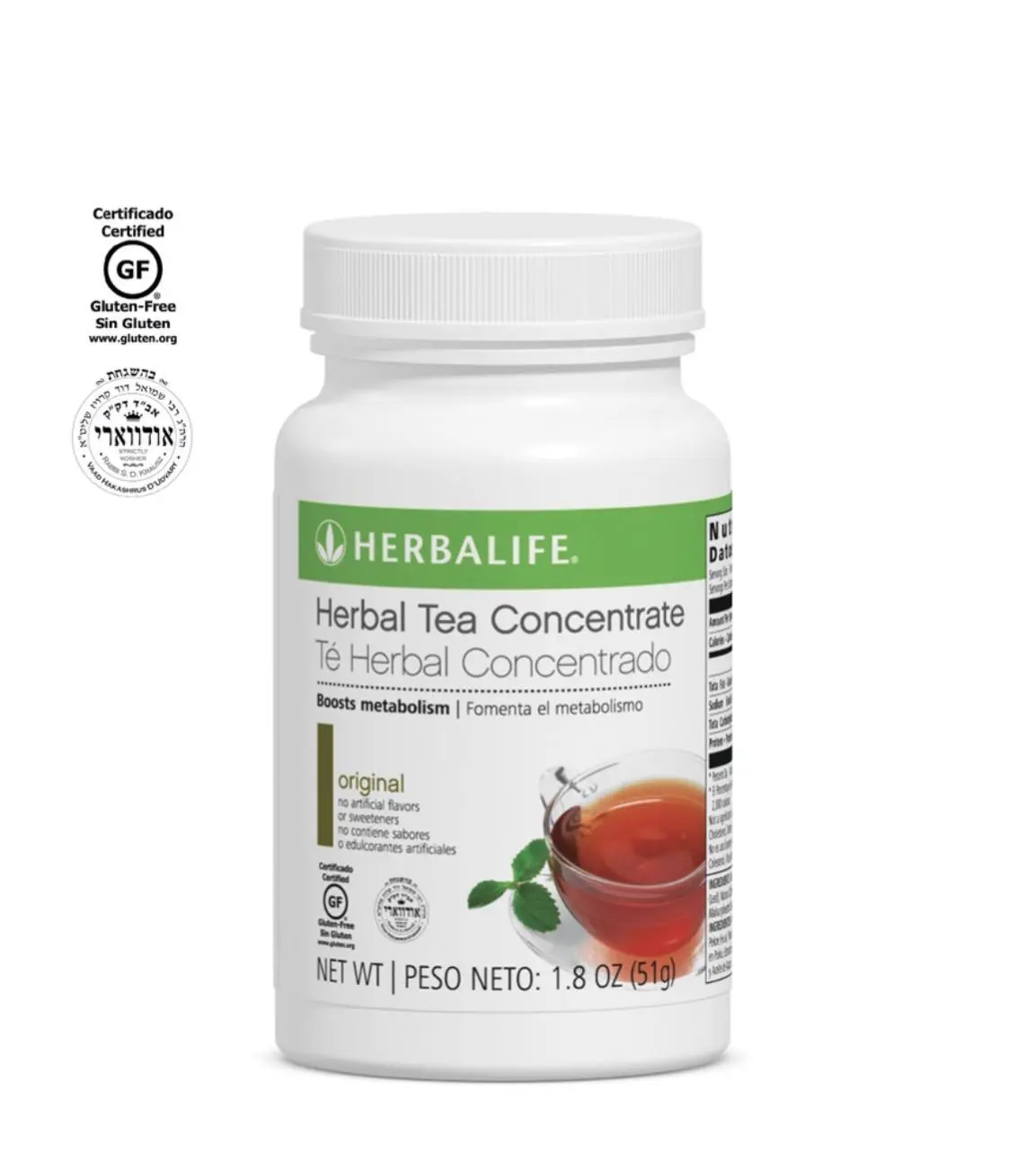 Herbalife Herbal Tea Concentrate, 1.8 oz Natural Herbs Sugar-Free Tea Drink - Daily Cold Beverage Enjoyment