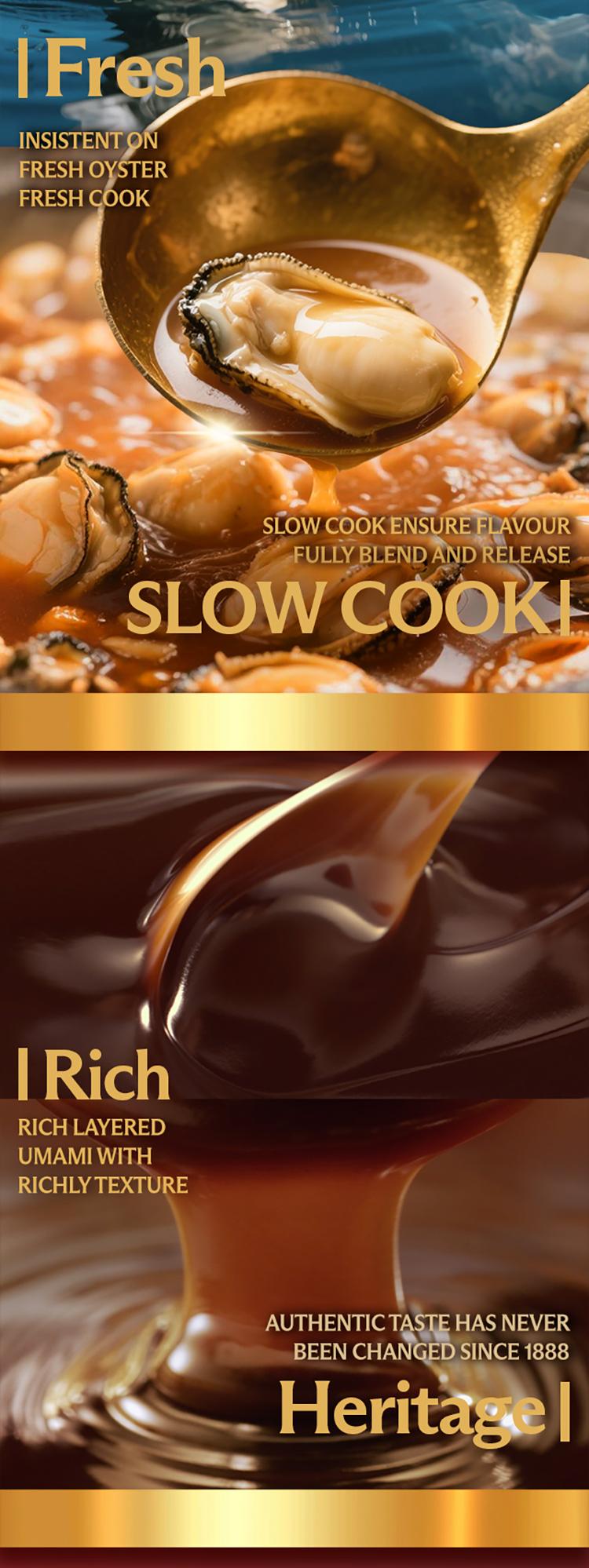 Lee Kum Kee Premium Oyster Sauce-Rich Oyster Taste for Dipping Marinating Stir-frying and Cooking Oriental Dishes