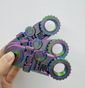 3D Printed Expanded Sensory Fidget Toys 5-In-1 GearBall Stress Reliever Compact  Portable for Kids & Adults pocket mini