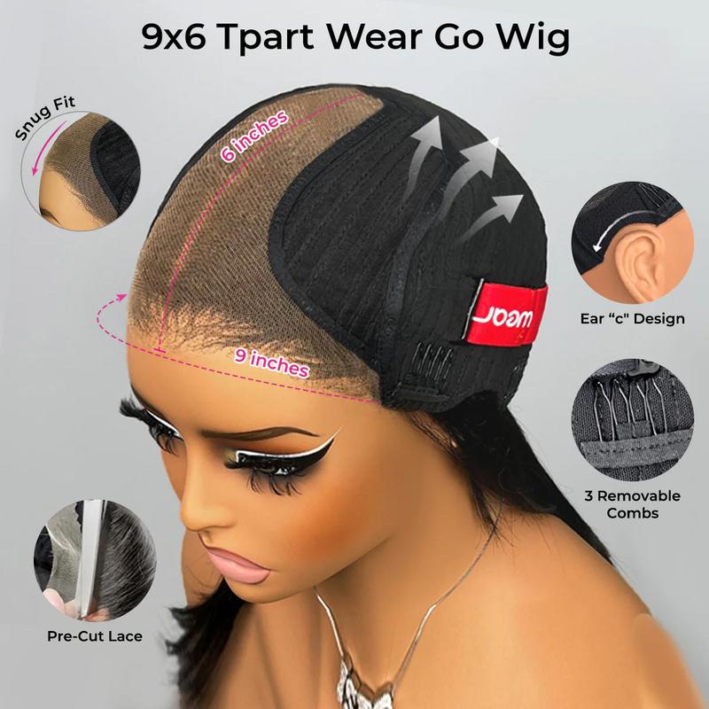 ISEE HAIR Highlight Balayage Color Body Wave Wig 180% Density Middle Part Wear Go T Part Lace Pre Plucked Human Hair Wigs With Smart Clips #TikTokShopHolidayHaul