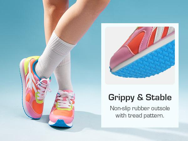 Dream Pairs Kids Girls Boys Shoes Kids Sneakers Lace-up Tennis Shoes Casual School LilLegends Lightweight Classic Walking Shoes