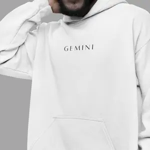 Personalized Zodiac Hoodie Minimal Astrology Style, Unisex, Cotton, Gildan, DTG, Soft, Graphic, Menswear, Womenwear