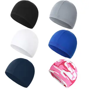 6Pcs Cooling Skull Caps Sweat Absorption Beanie Do Rag Head Wrap Breathable Under Helmet Skull Cap Hard Hat Liner Cooling Cap for Men and Women Running Cycling  Climbing Hiking Fishing