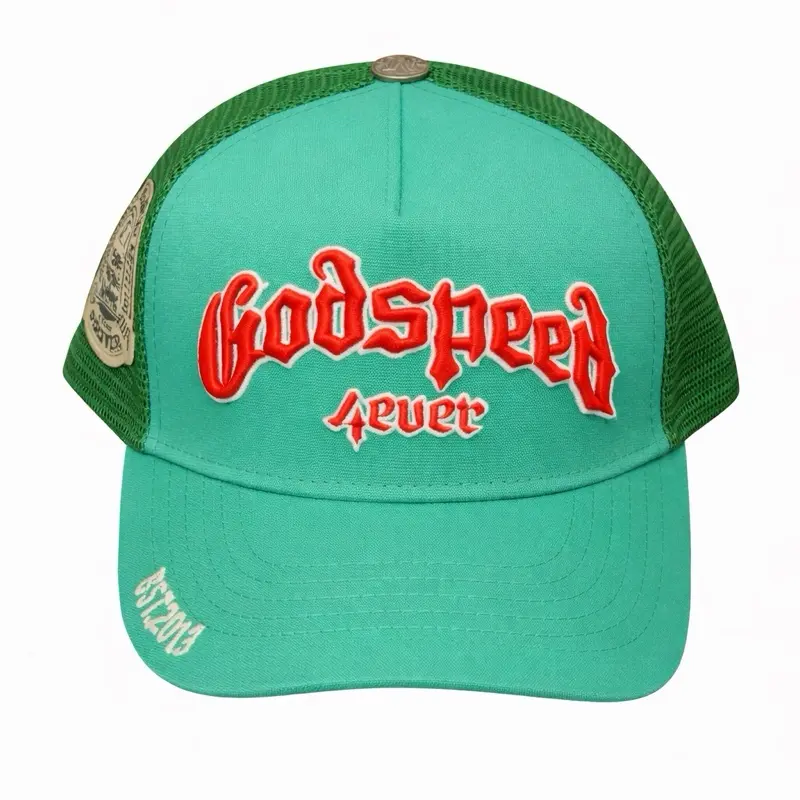 Godspeed 4ever GS Trucker Hats (Orange/white) - TikTok Shop