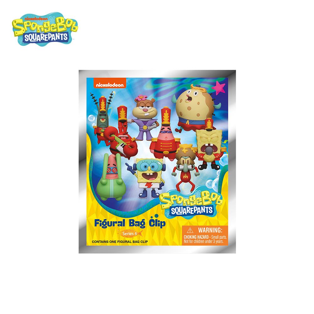 1PC Officially licensed SpongeBob SquarePants 3D animated blind box keychain featuring random characters like SpongeBob Patrick Star Squidward Tentacles Mr. Krabs and other friends from Bikini Bottom. Includes one adorable PVC collectible charm, Nickelode