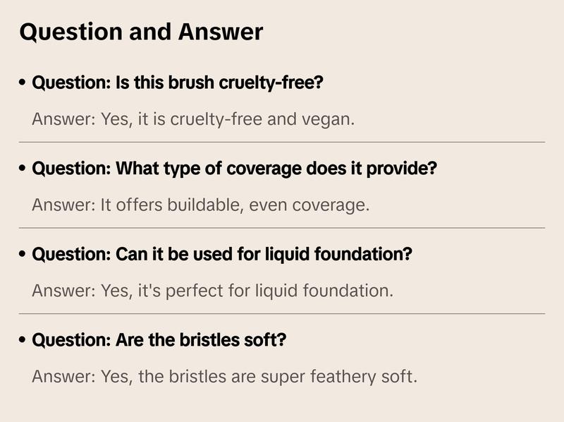 Palladio Flat Kabuki Brush, Professional Makeup Brush for Foundation, Face Blush, Powder, Cream, Contour & Highlight, Synthetic Bristles Provide Buildable Coverage for a Natural Even Looking Finish