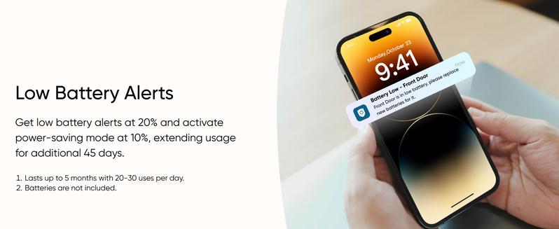 eufy Security Smart Lock C30, Keyless Entry, Built-in WiFi Deadbolt for Front Door, No Bridge Required, Easy Installation, App Remote Control, Auto Lock｜Spingtok