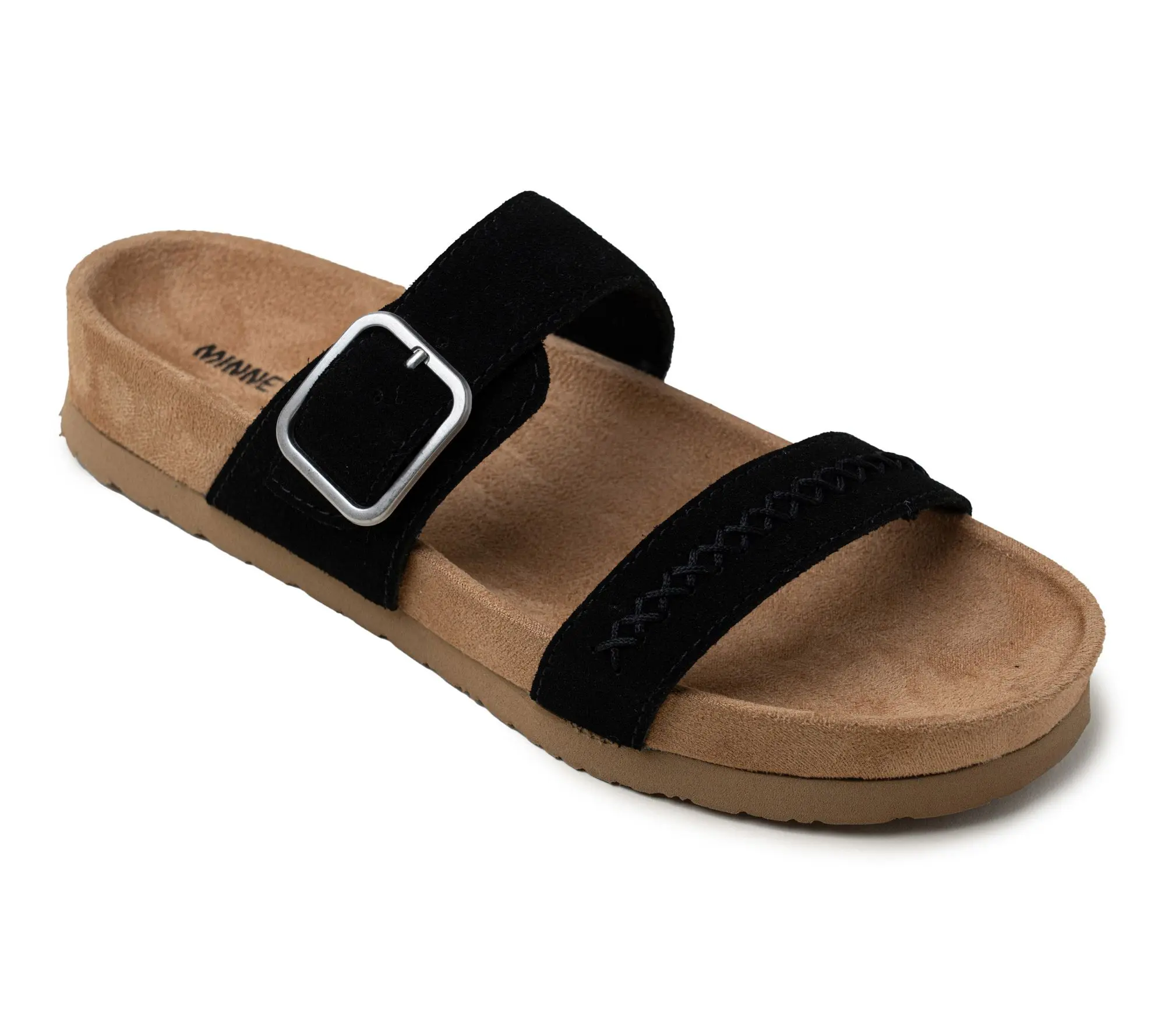 Minnetonka Women's Gideon Suede Footbed Sandal