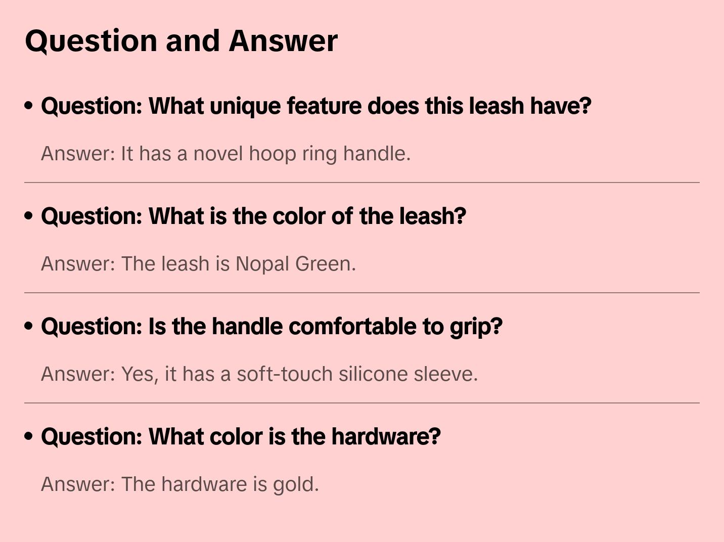 Hoopsy Leash - Nopal Green