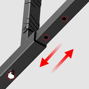 Nilight Foldable Truck Tailgate Ladder for Pickup with Aluminum Step Grip Plates, Replaceable Rubber Ladder Feet & Stainless Steel Self Drilling Hex Screws for Easy Installation Universal Car Accessories Universal Automotive Accessories