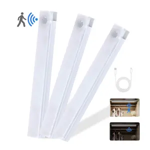 Smart Rechargeable LED Night Light with Motion Sensor – USB Convenient Charging, Long-Lasting Battery,Cabinet Sensor Light, Magnetic & Stick-On Design,  Perfect for Halloween Decor, Bedroom, Stairs, Hallway & Entryway