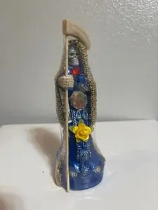 6 inch Santa Muerte Azul
