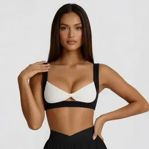 Women Crop Tank Top Women's New Style Yoga Sports Bra Fitness Top Beautiful Back Sports Tennis Bra