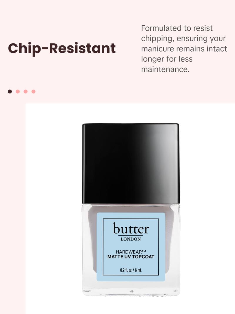 Hardwear Matte UV Topcoat, 0.2 fl oz