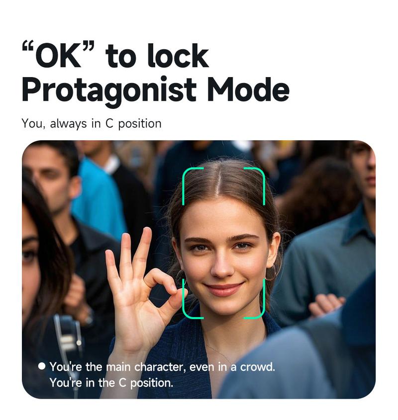 Auto Face Selfie Stick 360° Rotatable Tripod for iPhone One Click Pop Up Gesture Control Handheld Stabilizer Detachable Phone Holder Multifunctional Remote Control 68.9 inches Smartphone Camera Accessories