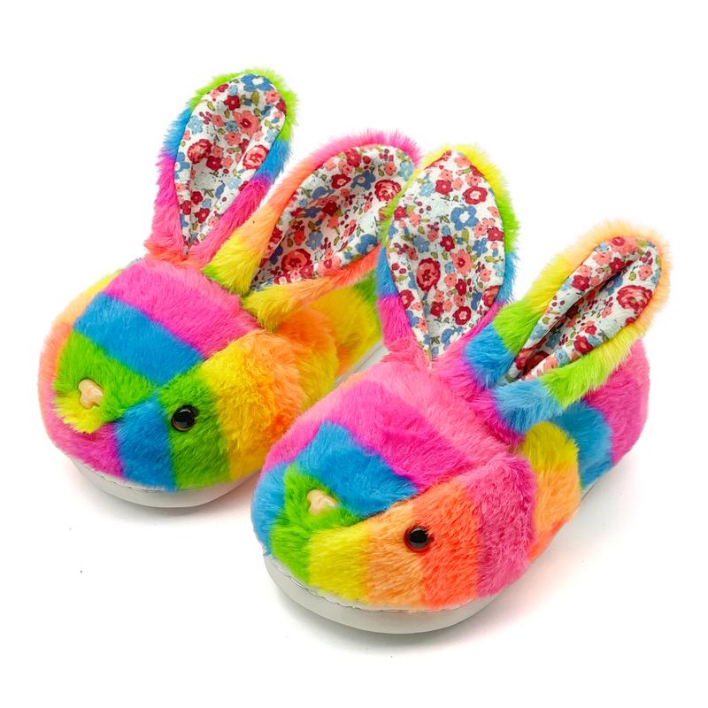 Lumubby Toddler Bunny Slippers for Girls and Boys Soft Plush Non-Slip Warm Winter Indoor Shoes with 3D Eyes and Ears Adorable Design Lumubby Toddler Bunny Slippers for Girls and Boys Soft Plush Non-Slip Warm Winter Indoor Shoes with 3D Eyes and Ears Adorable Design
