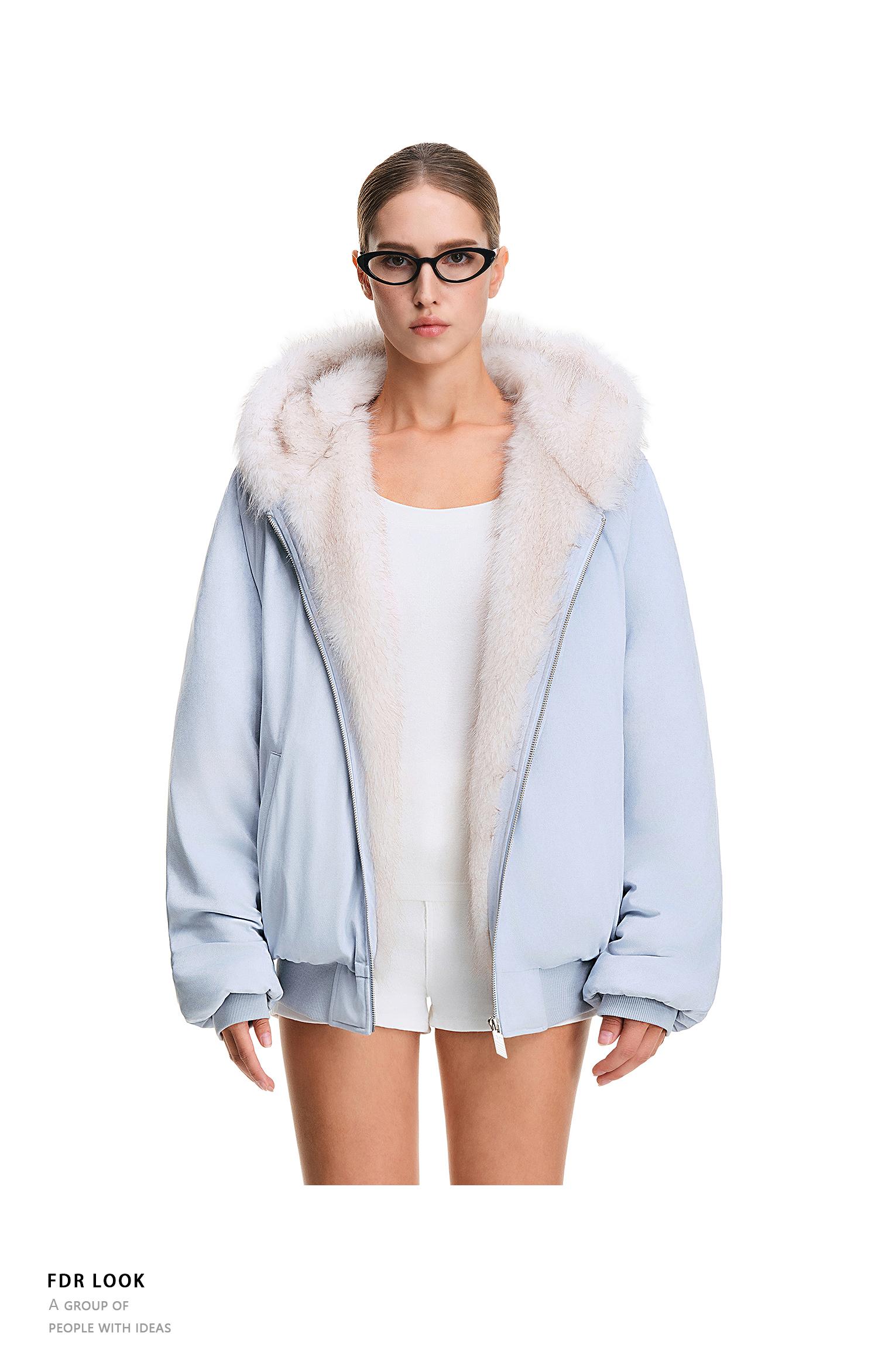 FDR Oversized Faux Suede Cozy Jacket with Cat Ears & Leopard Print Soft Warm Faux Fur Lining Unisex  Womenswear Sweatshirts Fall Fashion Coat Winter Outfits