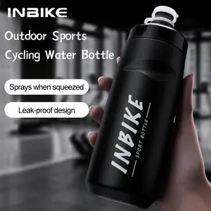 INBIKE Cycling Water Bottle 20oz - 100% Food-Grade & BPA-Free | Leak-Proof Squeeze Bottle for MTB & Road Bikes