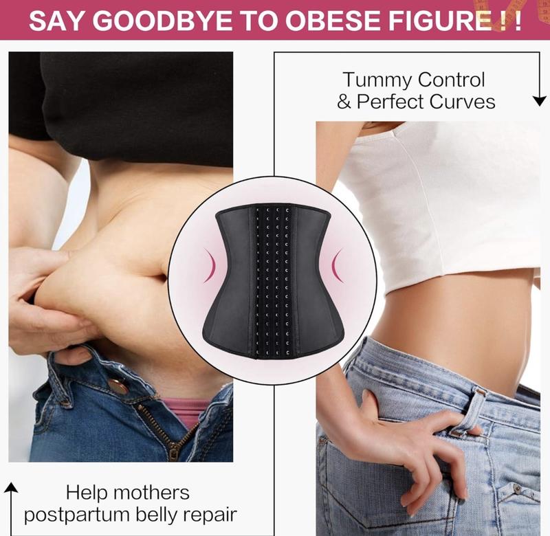 Waist Trainer for Women Latex Underbust JSculpt Double Training Belt Workout Sport Girdle Waist Trainer for Women Latex Underbust JSculpt Double Training Belt Workout Sport Girdle