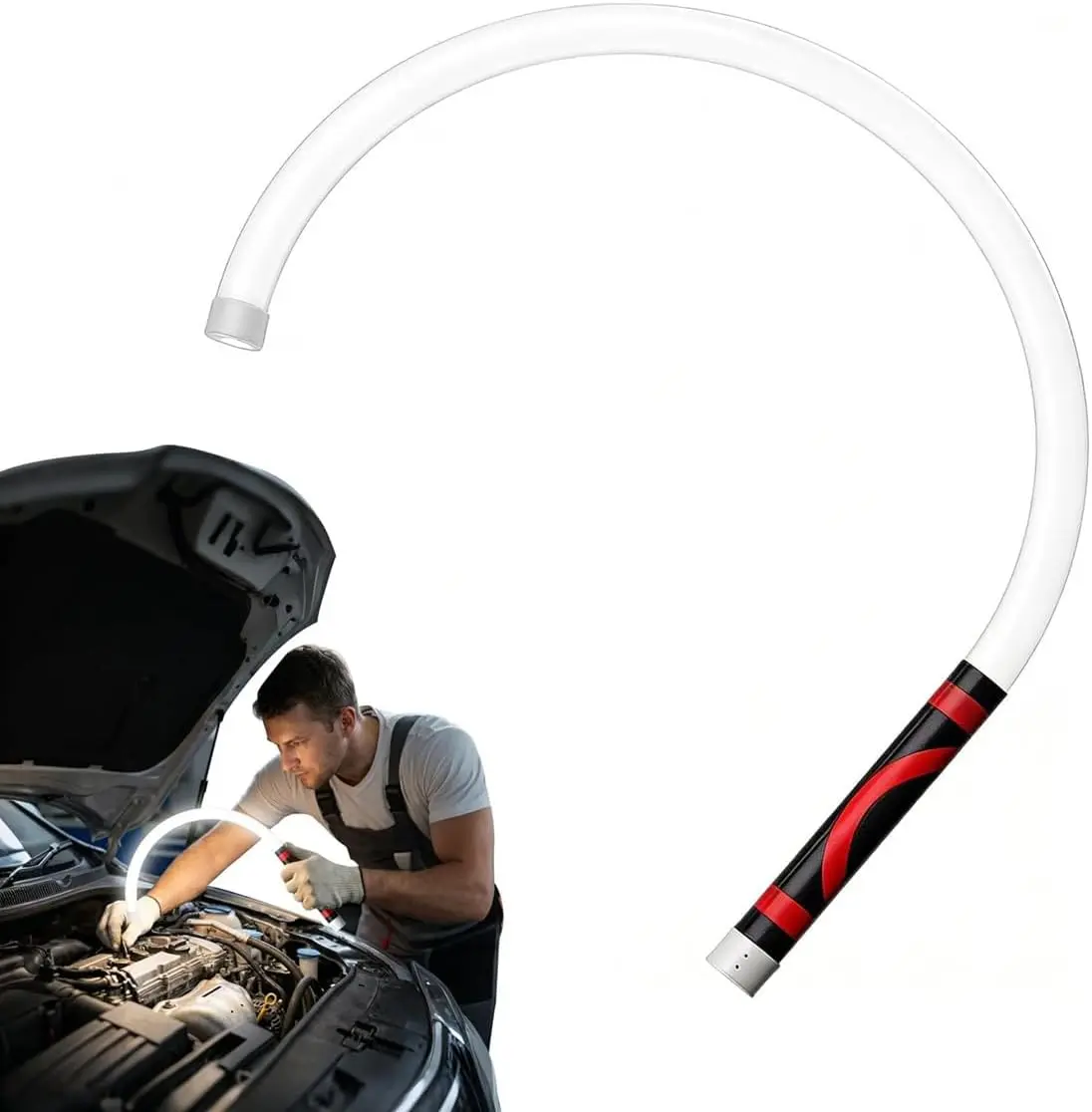 Flexible LED Light Stick 30 Inches, Rechargeable Bendable Work Light with 3 Brightness Modes, High Lumen for Mechanic Car Repairs Under Hood Garage Inspection, Workshop Use and Narrow Space Lighting.outdoor  lights