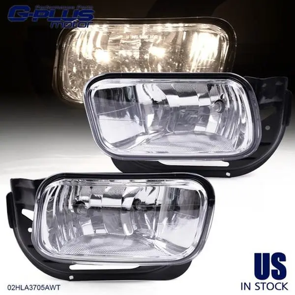 G-PLUS Halogen Bumper Fog Lights - Automotive Car Light Car Accessories Hardware for 09-12 Dodge Ram 1500 Crew Cab, 10-18 Ram 2500/3500 St/TRX4/Regular, Includes Left & Right Vehicle Parts