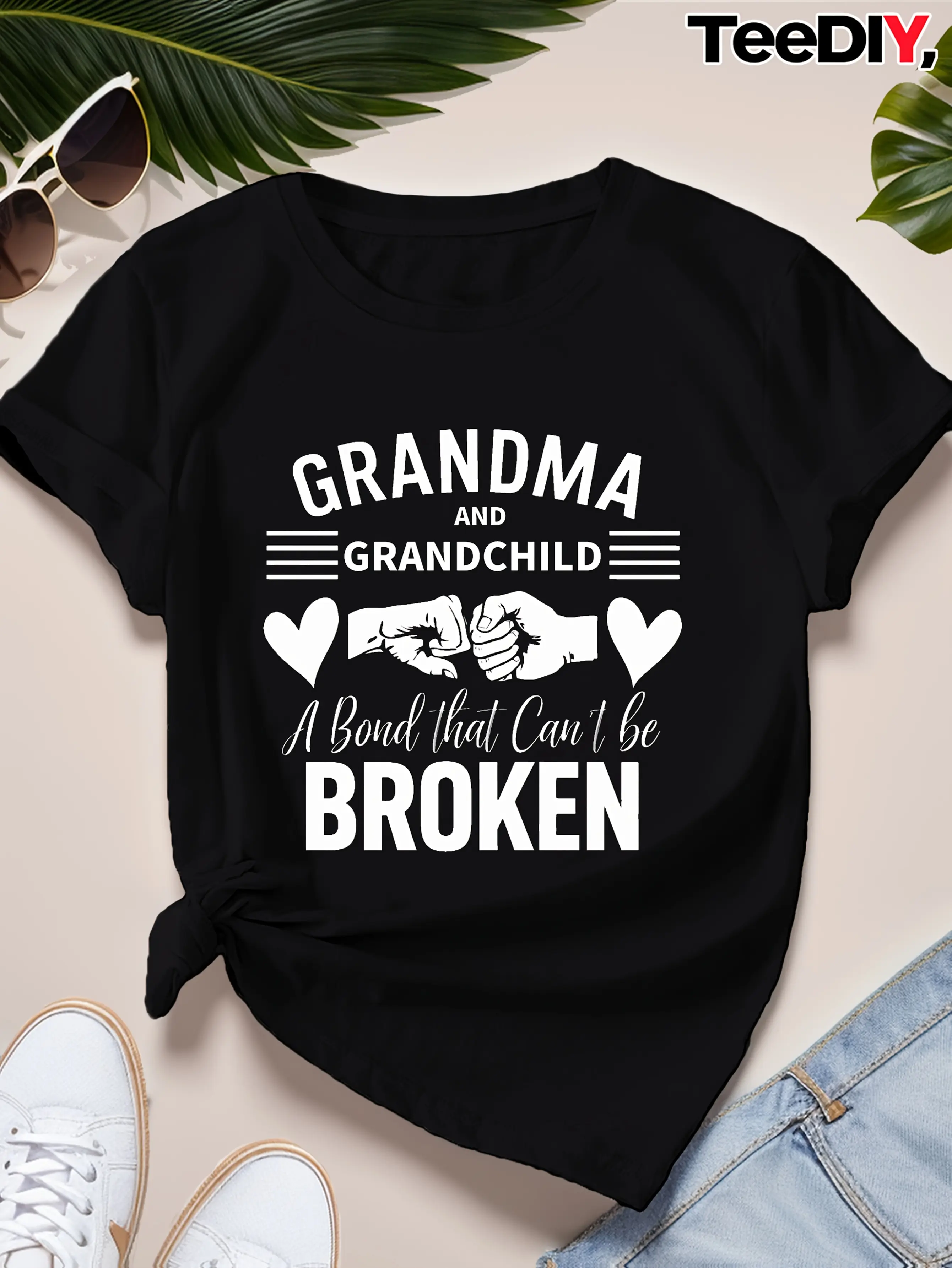 grandma Women's Plus Size Sports Short Sleeve T-Shirt