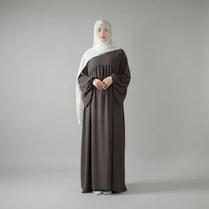 Reversible Abaya Made With Crepe Fabric (MA035)