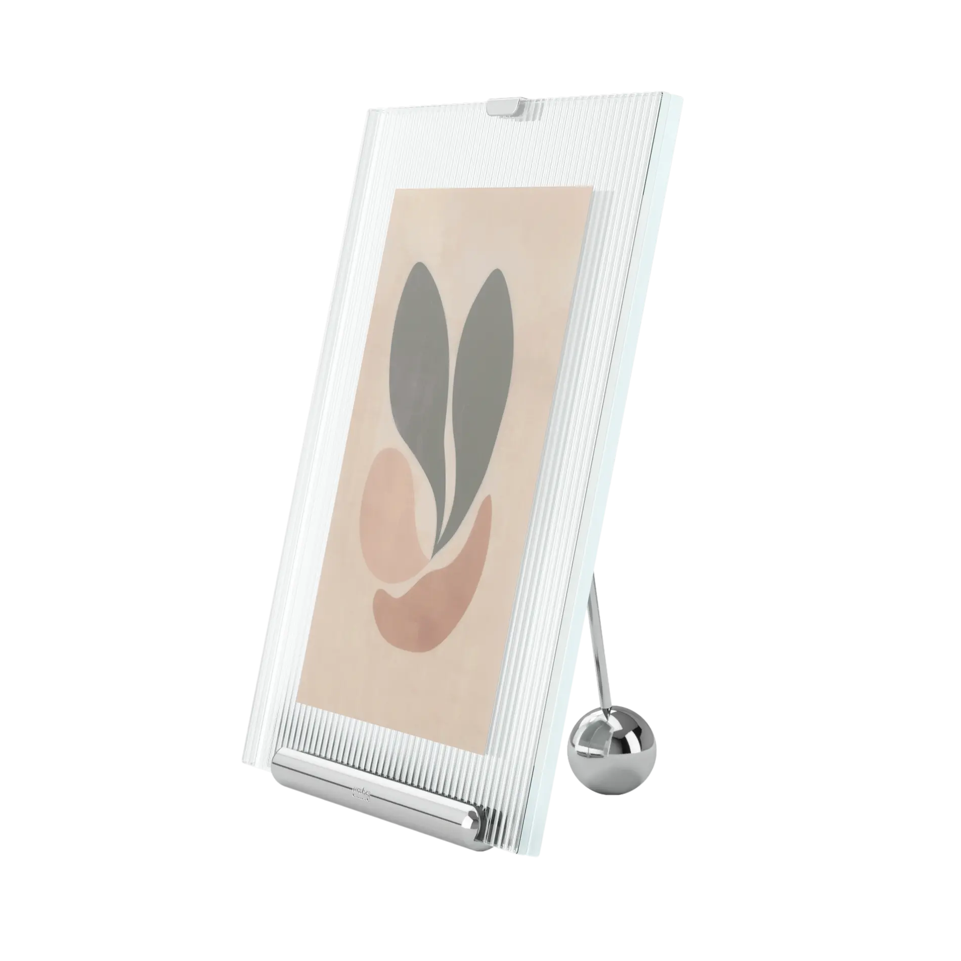 Umbra Flute Picture Frame, Tabletop Photo Frame for 4x6 or 5x7 Photos, Landscape or Portrait - Choose Your Pack Easel Design Display Decor Decorative