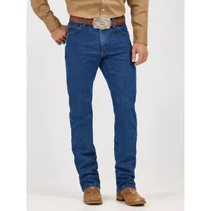 Wrangler Men's Advanced Comfort Slim Boot Dark Blue Jeans