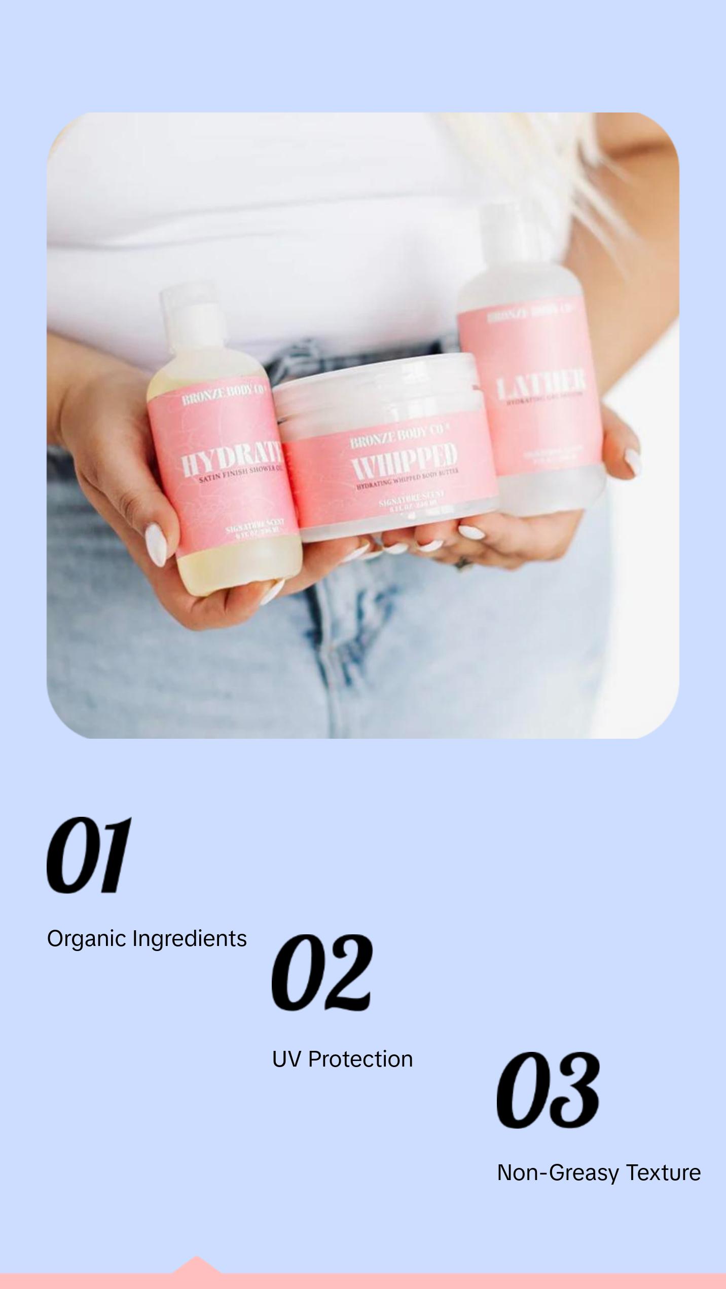 Spray Tan Safe Body Lotion | WHIPPED Body Butter