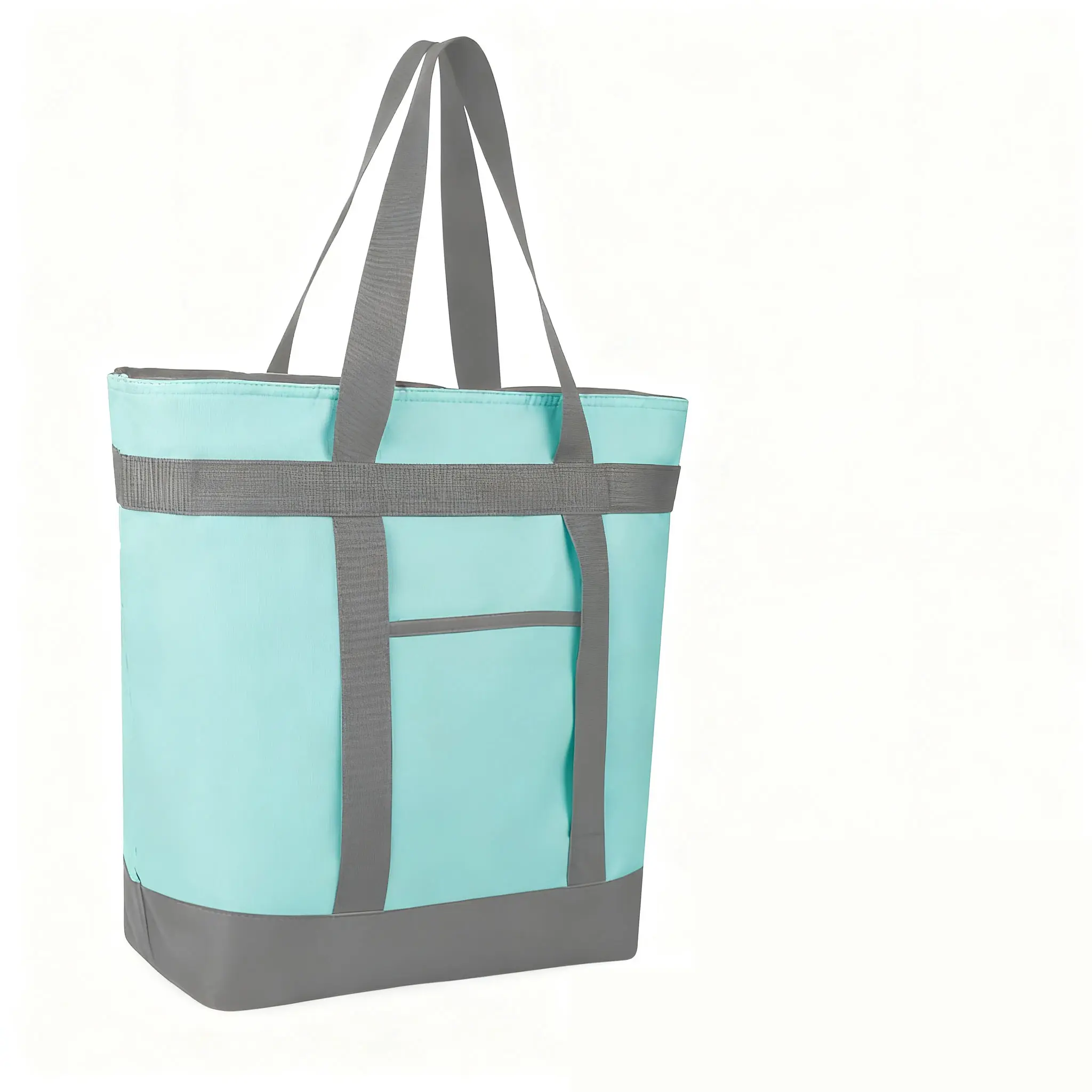 Soft Insulated Cooler Bag for Beach, Travel, Waterproof Large Reusable Insulated Cooler Tote Bag, Thermal Bag to Keep Foods Frozen, Cold and Hot, Groceries Shopping Bags with Zippered