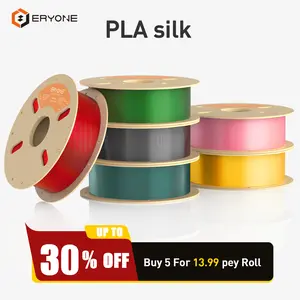 ERYONE Silk PLA Filament for 3D Printer,PLA Silk|PLA Silk Dual-Color|PLA Silk Tri-Color|Premium Silk Easy print,3D Printing Material Silk Shine 1kg (2.1LBS)/Spool 1.75mm +/- 0.03mm