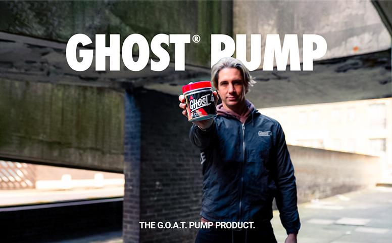 GHOST Pump Nitric Oxide Powder - 40 Servings - Sugar & Stim-Free Pre-Workout Supplements- L-Citrulline, Arginine Nitrate & L-Glutathione - Soy Free