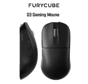 FURYCUBE G3 49g Lightweight PAW3311 22000DPI 300IPS Tri-Mode Gaming Mouse High-Performance Wireless BT 5.0 Wired Connectivity Ergonomic Design Ideal for PC Gaming Room Supplies