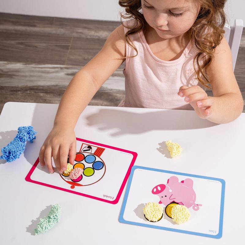 Educational Insights Playfoam Shape & Learn Sensory Toys for Kids 3+; Build Fine Motor Skills with Flash Cards & Fun Characters!