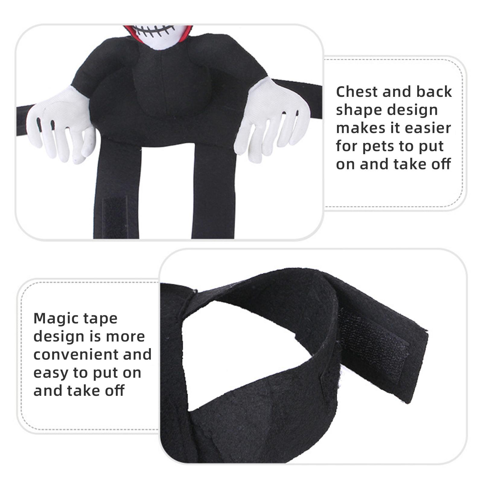 NEW Funny Pet Halloween Costume Halloween Pet Decoration Dress Up Pet Cosplay Costume Halloween Pet Clothes Spider Pumpkin Vest