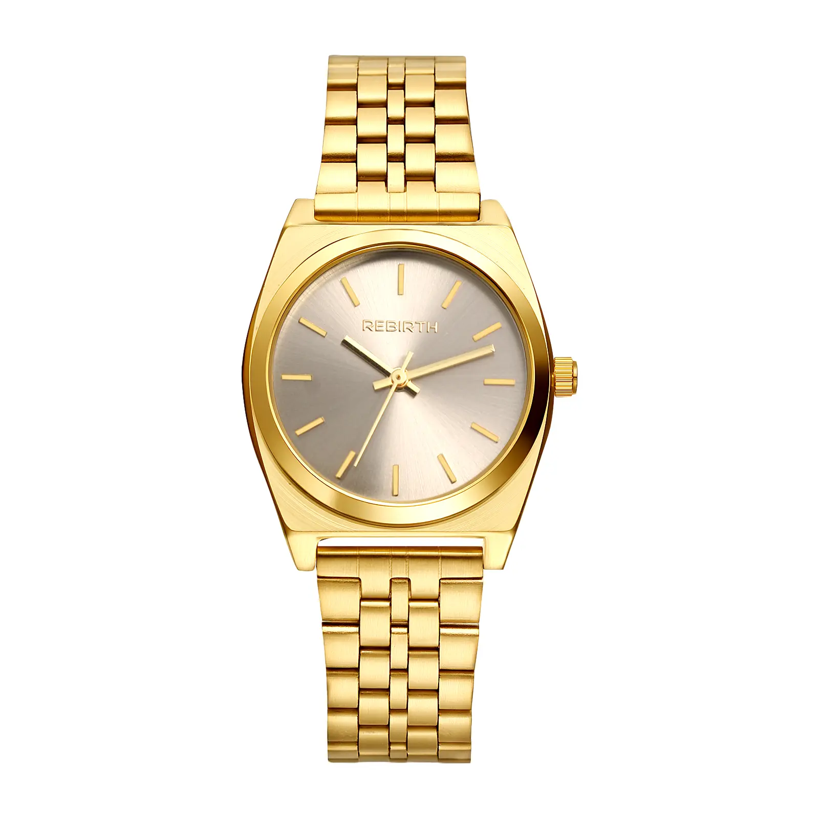 OIDEA Women's Classic Quartz Watch, Gold-Tone Stainless Steel with Square Cushion Case, Modern Casual Adjustable Strap, 3ATM Waterproof, Modern Casual Wristwatch, Accessories For Women, Watches For Women