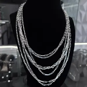 S925 3mm paper clip S925 3mm paper clip