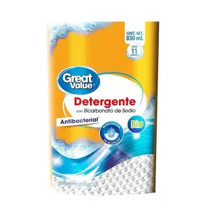 Detergente líquido Great Value con bicarbonato 830 ml