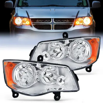 For Dodge Grand Caravan 3.6L 2011-2020 LED Headlights Fog Lights