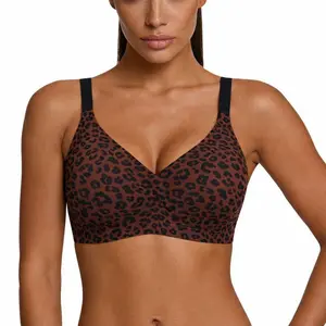 Wireless Women Comfortable Push Up Bras Wireless Seamless Full Coverage Bra Buttery Soft Everyday Tshirt Bra
