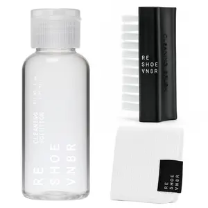 RESHEOVN8R STARTER SHOE CLEANING KIT - 2OZ CLEANER SOLUTION, ALL PURPOSE BRUSH, MICROFIBER TOWEL FOR SNEAKER CARE