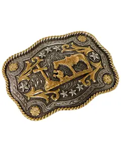Cody James Unisex Christian Cowboy Rectangle Belt Buckle - 938