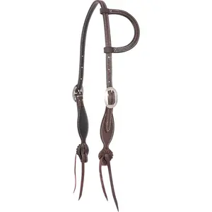 Martin Saddlery Chocolate Roughout Slip Ear Headstall