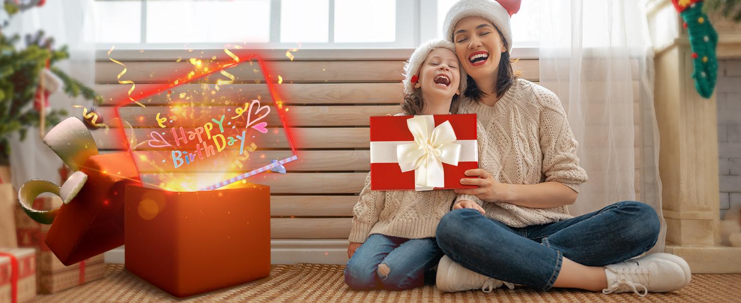 The ultimate personalized gift!  This light-up acrylic board lets you create custom art, messages, or decor—great for birthdays, anniversaries, or surprising your BFF with a one-of-a-kind keepsake!