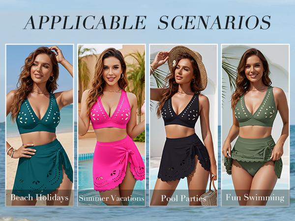 Blooming Jelly Womens Tummy Control One Piece Swimsuit Full Coverage Swim Suits 2026 Slimming Bathing Suit