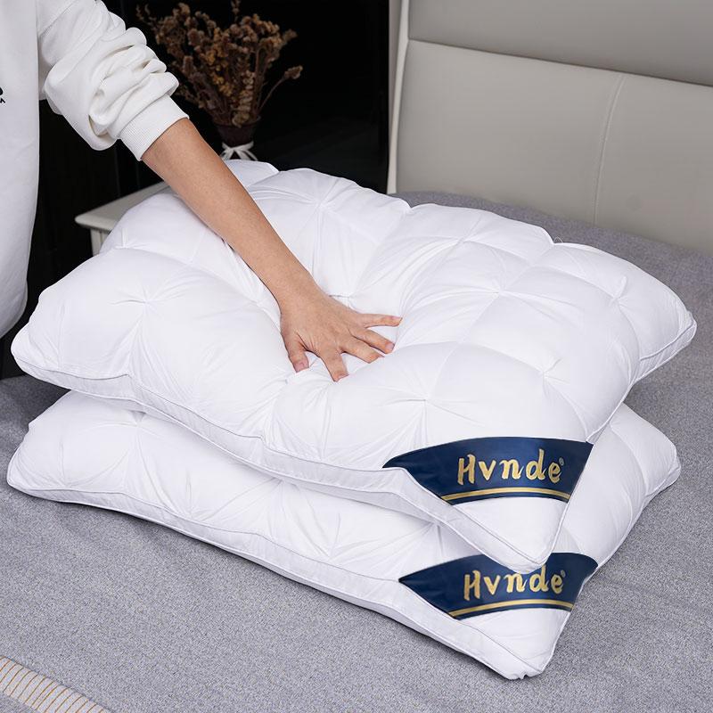 Hotel Collection Bed Pillows Queen/King Size,Original Soft Down Alternative Pillow for Sleeping - Soft Support for Back, Stomach or Side Sleepers,White,Gray,Pink